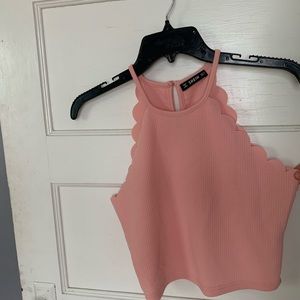 SHEIN Scalloped Tank Top